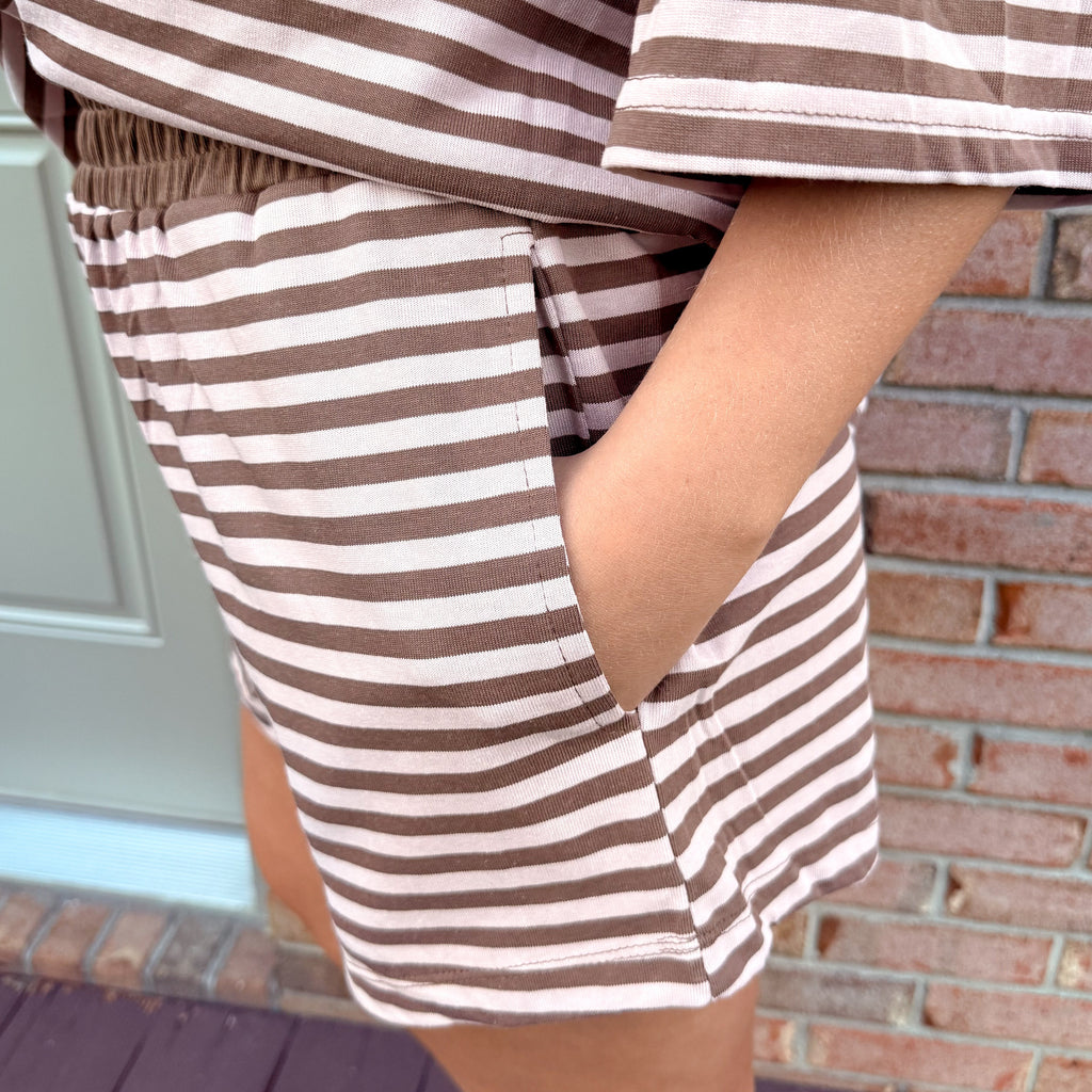 Strawberry Mocha Striped Bottoms