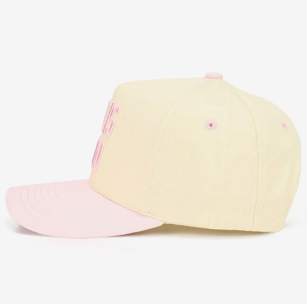 Pink God is good hat