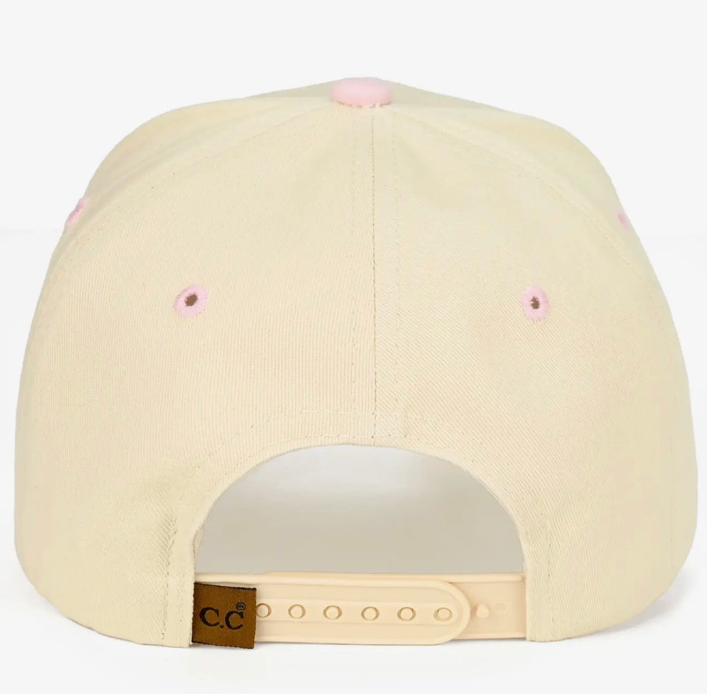 Pink God is good hat