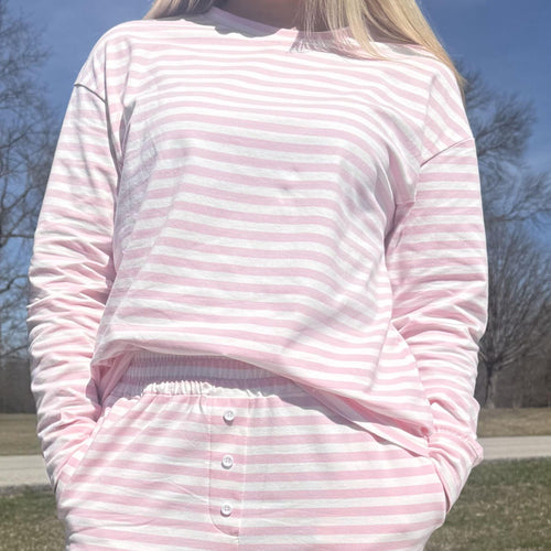 Blush lounge top