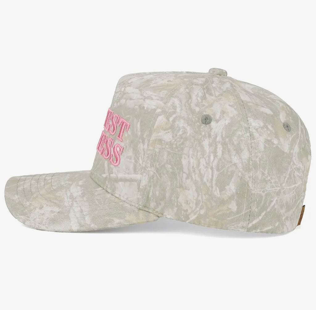 Camo pink Midwest princess hat